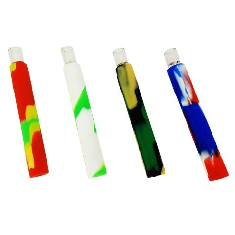 4.75'' CIGARETTE Style Silicone Hand Pipe